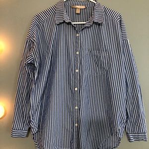 Forever 21 Button Down Over Sized Shirt
